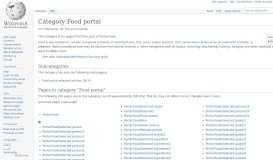 Category:Food portal - Wikipedia          