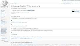 
							         Category:Gavilan College alumni - Wikipedia								  
							    