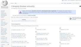 
							         Category:Human sexuality - Wikipedia								  
							    