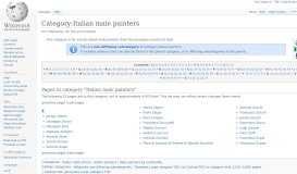 
							         Category:Italian male painters - Wikipedia								  
							    