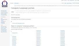 
							         Category:Language portals - OmegaWiki								  
							    