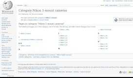 
							         Category:Nikon 1-mount cameras - Wikipedia								  
							    