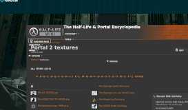 
							         Category:Portal 2 textures | Half-Life Wiki | FANDOM powered by Wikia								  
							    