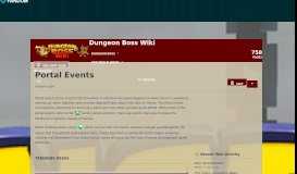 
							         Category:Portal Events | Dungeon Boss Wiki | FANDOM powered by ...								  
							    