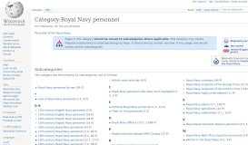 
							         Category:Royal Navy personnel - Wikipedia								  
							    