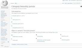 
							         Category:Sexuality portals - Wikipedia								  
							    
