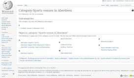 
							         Category:Sports venues in Aberdeen - Wikipedia								  
							    