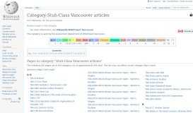 
							         Category:Stub-Class Vancouver articles - Wikipedia								  
							    