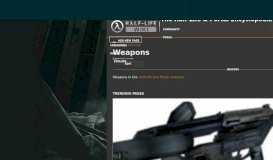 
							         Category:Weapons | Half-Life Wiki | FANDOM powered by Wikia								  
							    