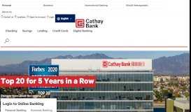 
							         Cathay Bank: Personal								  
							    
