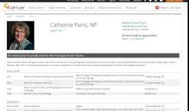 
							         Catherine Parris, NP | DaVita Medical Group (CSHP) - CSHP.net								  
							    