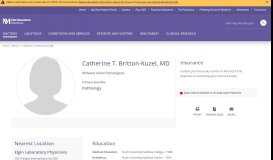 
							         Catherine T. Britton-Kuzel, MD | Northwestern Medicine								  
							    