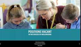 
							         Catholic Diocese of Wollongong Education Office Employment Portal								  
							    