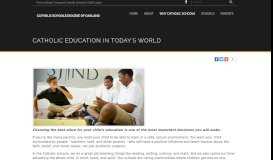 
							         Catholic Education in Today's World - Catholic Schools Diocese of ...								  
							    