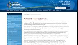 
							         Catholic Education Services | Catholic Education, Diocese of Cairns								  
							    