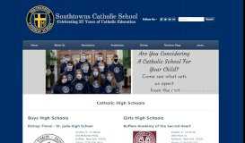
							         Catholic High Schools - Southtowns Catholic School of Saint John ...								  
							    