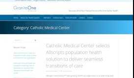 
							         Catholic Medical Center – GraniteOne Health								  
							    