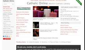 
							         Catholic Online - World's Catholic Library								  
							    