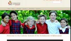 
							         Catholic Schools - Archdiocese of Milwaukee								  
							    
