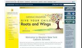 
							         Catholic Schools in the Diocese of Buffalo								  
							    