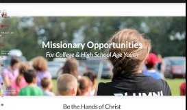 
							         Catholic Youth Missionary Opportunity | AFC's Alumni & Service Corps								  
							    