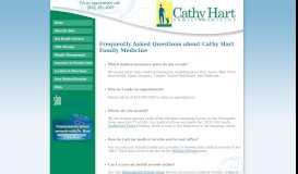 
							         Cathy Hart Family Medicine — FAQs — The Woodlands, Texas								  
							    