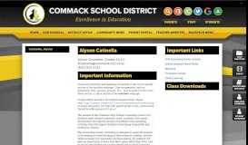 
							         Catinella, Alyson - Commack Schools								  
							    