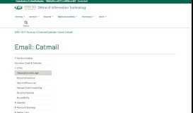 
							         Catmail - Email: Catmail | Ohio University								  
							    