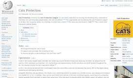 
							         Cats Protection - Wikipedia								  
							    