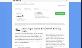 
							         Cattaraugus County Bank Online Banking Login - CC Bank								  
							    