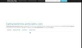 
							         Cattrackeronline.arcticcatinc.com | Linked At Least 57 Domains | IP ...								  
							    