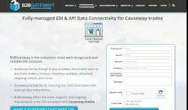 
							         Causeway tradex EDI & API Full-Service Integration ...								  
							    