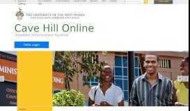 
							         Cave Hill Online | The University of the West Indies at Cave ...								  
							    