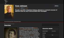 
							         Cave Johnson (Character) - Giant Bomb								  
							    
