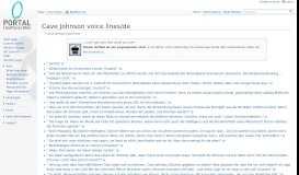 
							         Cave Johnson voice lines/de - Portal Wiki								  
							    