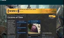 
							         Caverns of Time | WoWWiki | FANDOM powered by Wikia								  
							    
