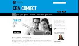 
							         CBA Connect - Canadian Bar Association								  
							    