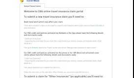 
							         CBA online travel insurance claim portal - Cover-More Travel Insurance								  
							    