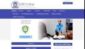 
							         CBD College : CertIV TAE WHS Diploma | First Aid | Barista RSA RCG								  
							    