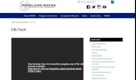 
							         CBI Tech | Rockland BOCES								  
							    