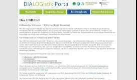 
							         CBR-Tool - Dialogistik-Portal								  
							    