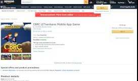 
							         CBRC LETventures Mobile App Game ... - Amazon.com								  
							    