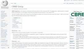 
							         CBRE Group - Wikipedia								  
							    