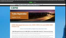 
							         CBRE GWS UK and Ireland - Tradex Registration | Causeway								  
							    