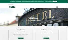 
							         CBRE Hotels - International Hospitality Service Provider								  
							    