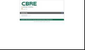
							         CBRE Support Portal								  
							    