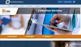 
							         CBS - Collections Services Division of Credit Bureau Systems								  
							    