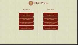 
							         CBSD Portal								  
							    