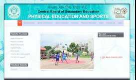 
							         CBSE-Sports and Physical education								  
							    