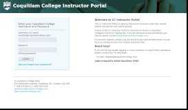 
							         CC Instructor Portal								  
							    